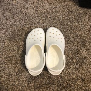 White CROC Clogs